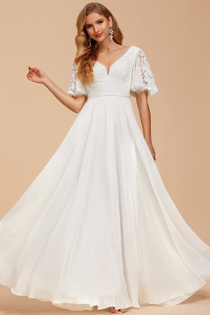 Robe Trapèze Éblouissante Aérienne - gallery 3