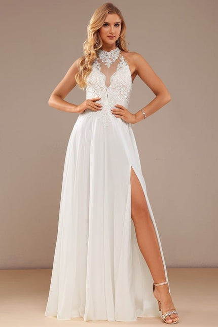 Robe Trapèze Silhouette De Saphir - gallery 3