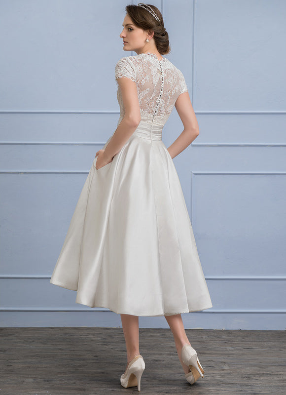 Robe Trapèze Lueur Nuptiale - gallery 1