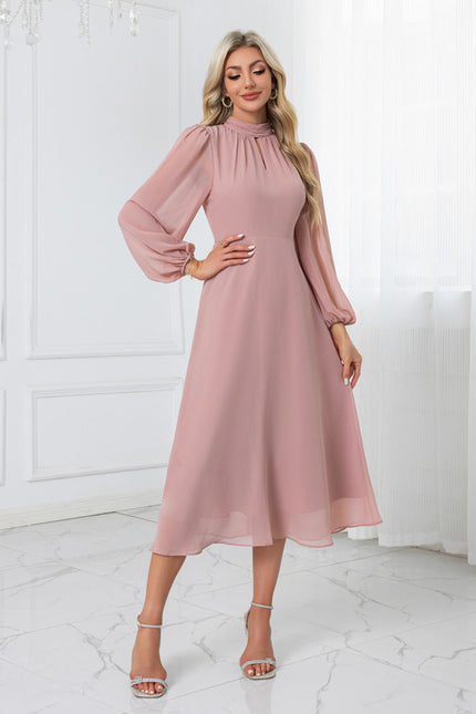 Robe Trapeze Ras Du Cou