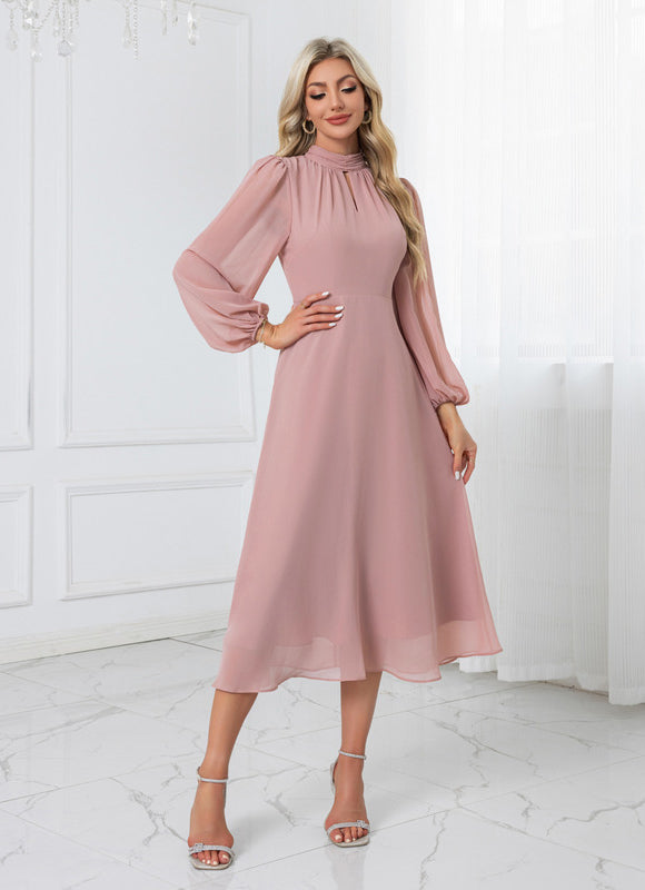 Robe Trapeze Ras Du Cou