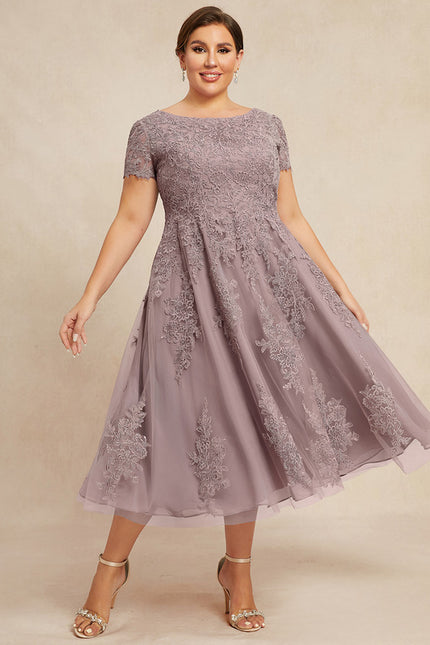 Robe Trapèze Lavande Éthérée - gallery 8