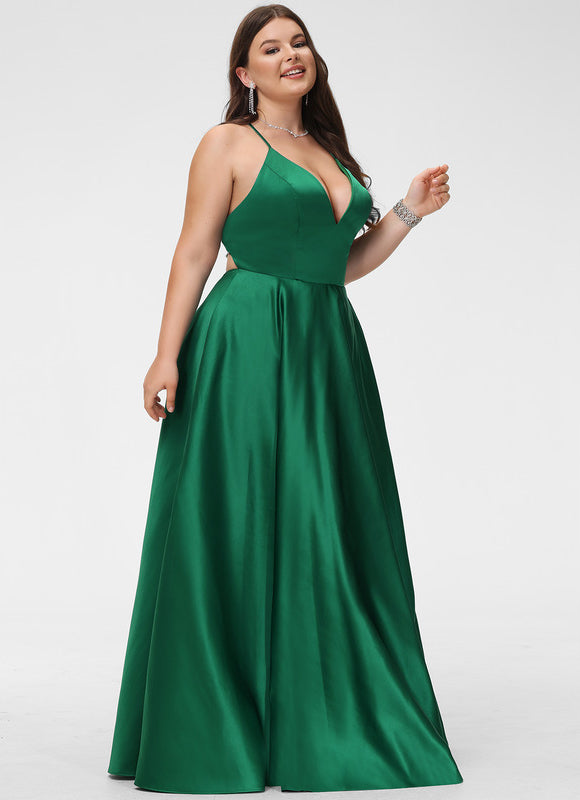 Robe Trapèze Éclat Satiné Doré - gallery 7