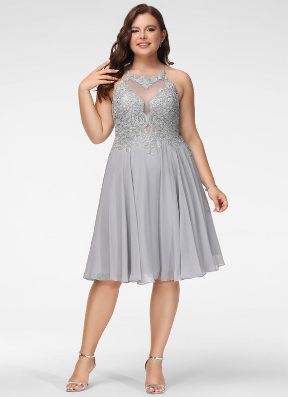 Robe Trapèze Éclat Argenté - gallery 6