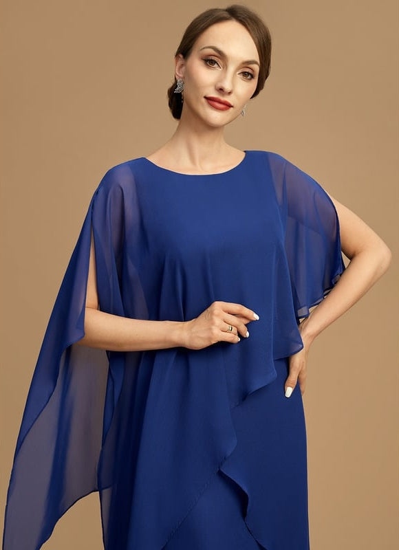 Robe Trapèze Vague Saphir - gallery 5