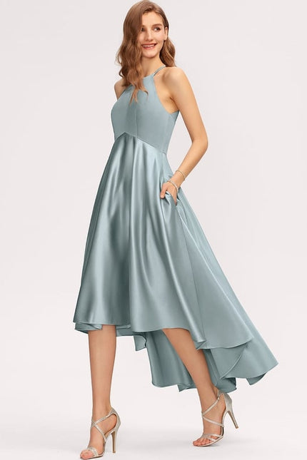 Robe Trapèze Satin Éclat Couture - gallery 3