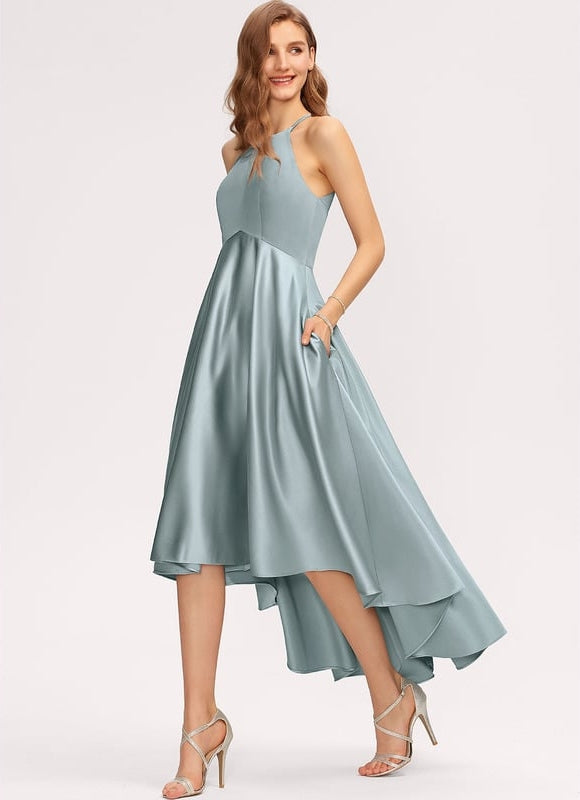 Robe Trapèze Satin Éclat Couture - gallery 3