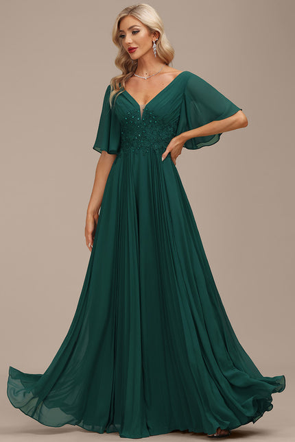 Robe Trapèze Émeraude Envoûtante - gallery 5
