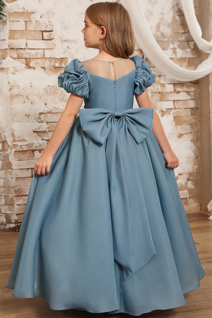 Robe Trapèze Ciel Satiné - gallery 3
