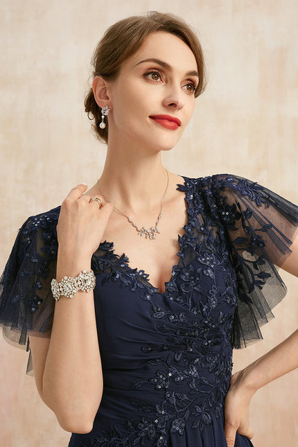 Robe Trapèze Élite Dentelle - gallery 1