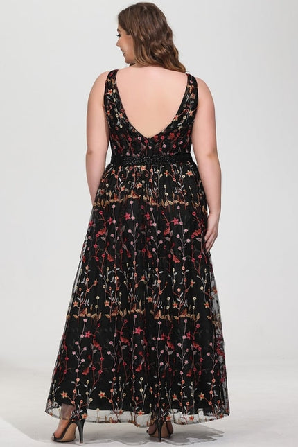 Robe Trapèze Énigme Florale - gallery 9