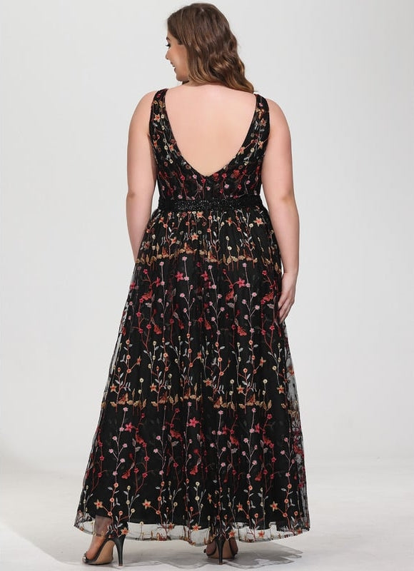 Robe Trapèze Énigme Florale - gallery 9
