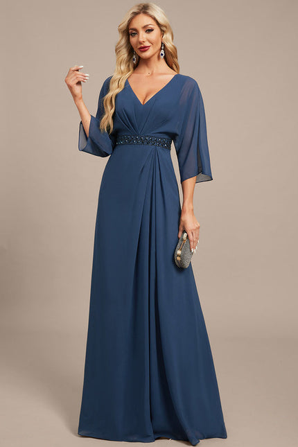 Robe Trapèze Longue Élégante - gallery 5