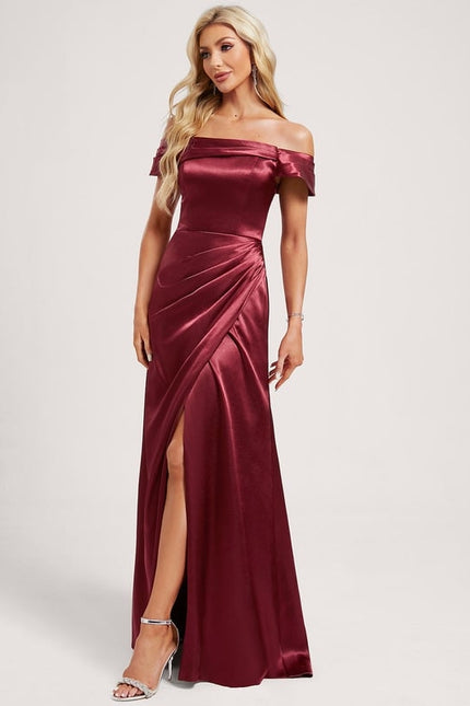 Robe Trapeze Epaule Dénudée - gallery 2