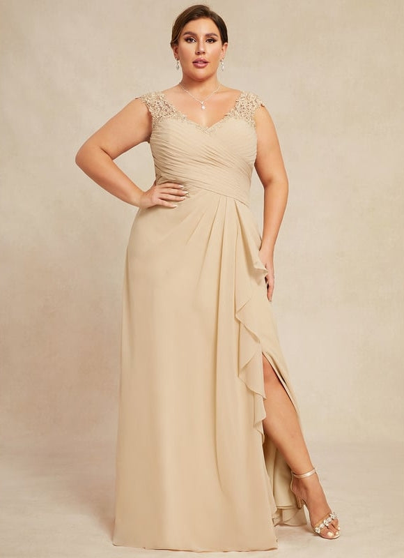 Robe Trapèze Nuance De Velours - gallery 4