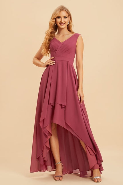 Robe Trapèze Fluide Asymétrique - gallery 3