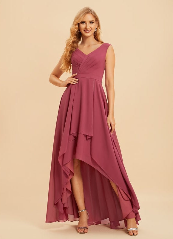 Robe Trapèze Fluide Asymétrique - gallery 3