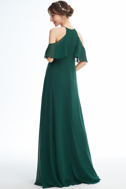 Robe Trapèze Verte Maternité Chic - gallery 2