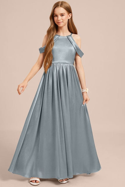 Robe Trapèze Céleste Argenté Étoilé