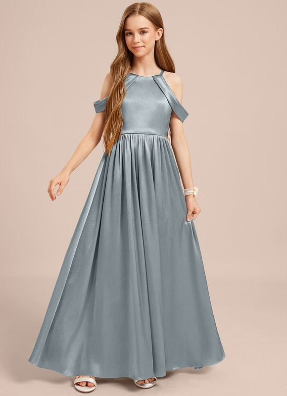 Robe Trapèze Céleste Argenté Étoilé