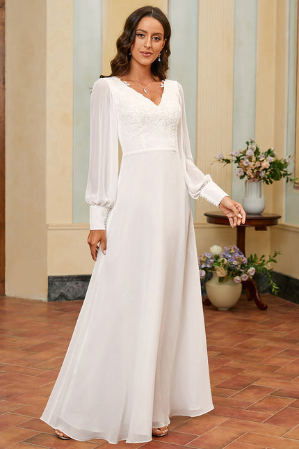 Robe Trapèze Éthérée Lumineuse - gallery 1