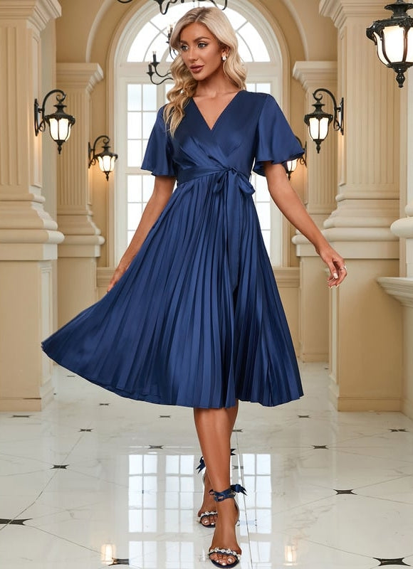 Robe Trapèze Charme Sombre - gallery 5