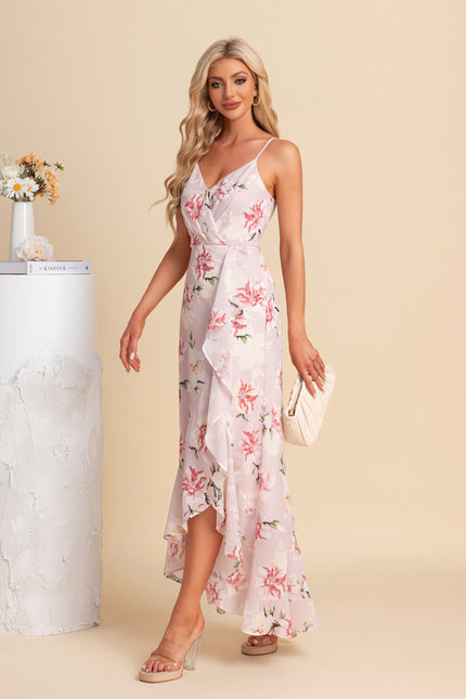 Robe Trapèze Florale Évoquée - gallery 5