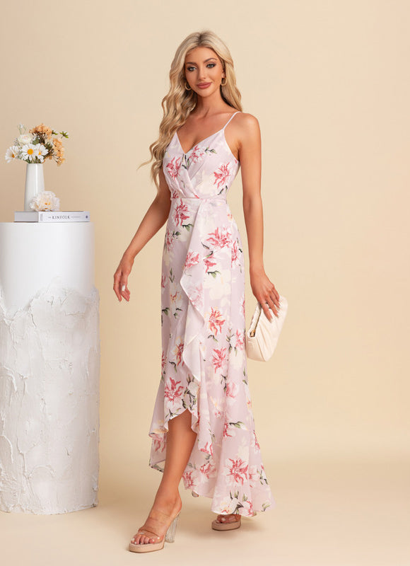 Robe Trapèze Florale Évoquée - gallery 5