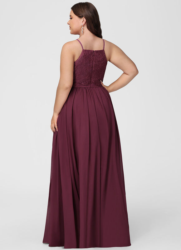 Robe Trapèze Élégance Bordeau - gallery 8