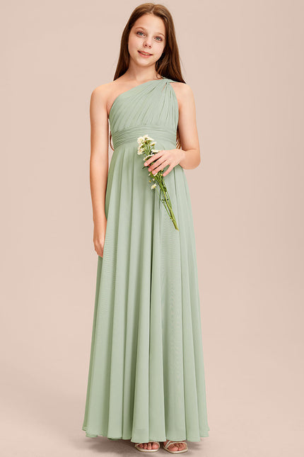 Robe Trapèze Verte Évanescente - gallery 5