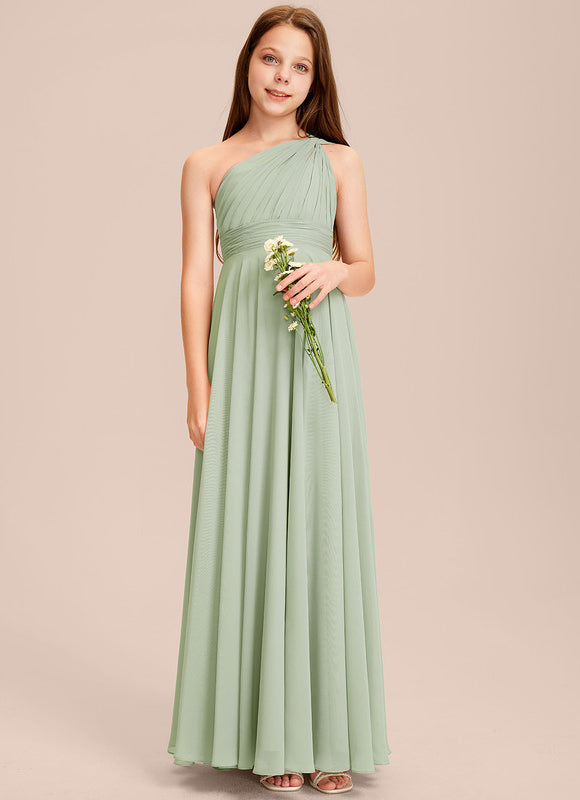 Robe Trapèze Verte Évanescente - gallery 5