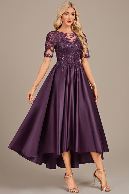 Robe Trapèze Violette Chic - gallery 4