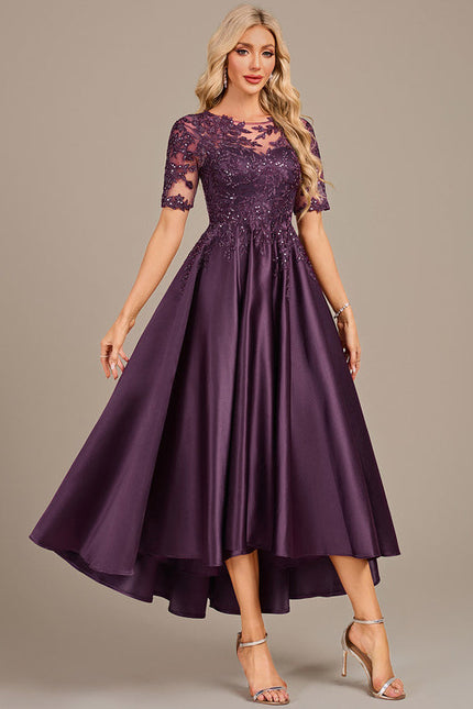 Robe Trapèze Violette Chic - gallery 4
