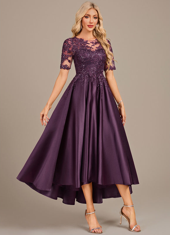 Robe Trapèze Violette Chic - gallery 4