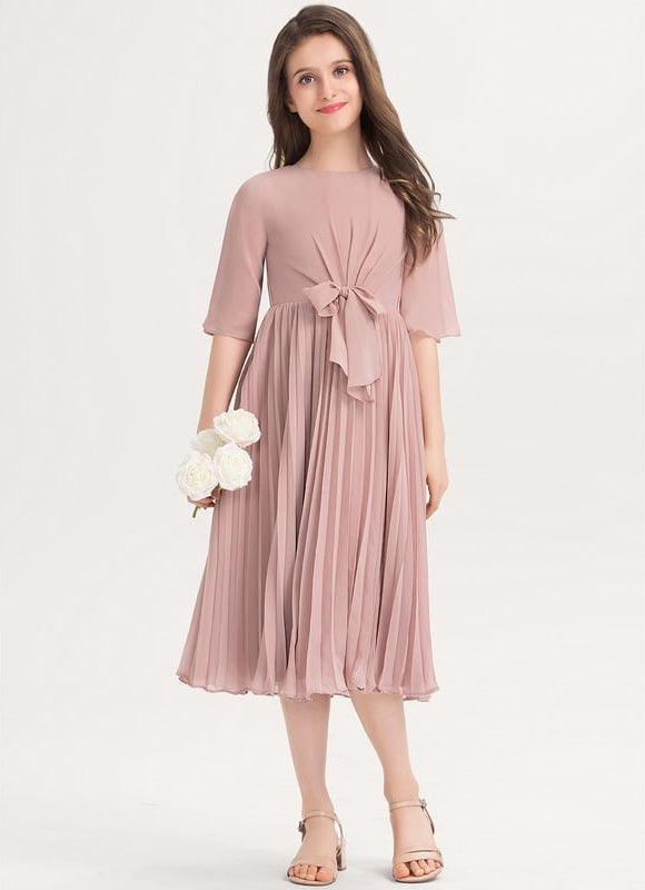Robe Trapèze Mousseline Chic - gallery 2