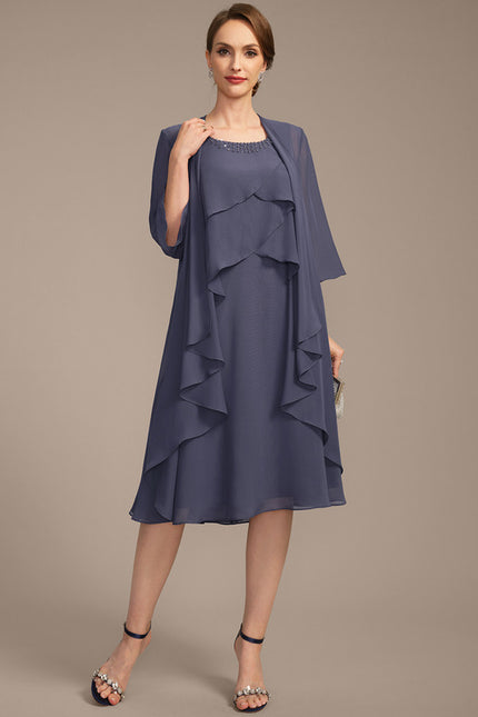 Robe Trapèze Sérénité Mauve - gallery 1