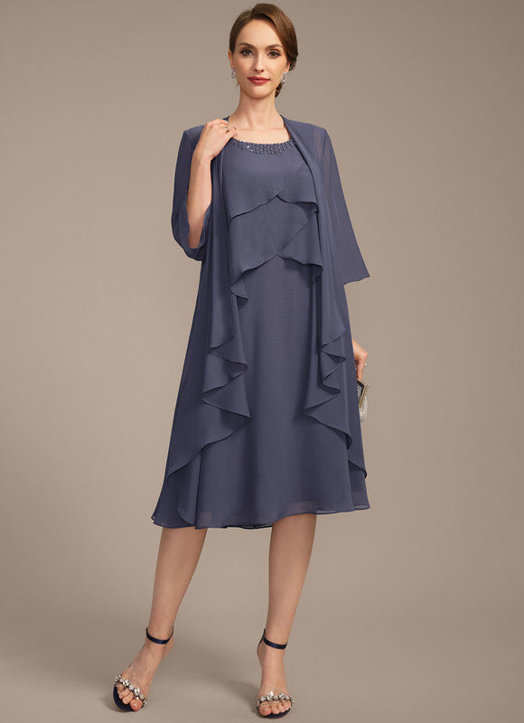 Robe Trapèze Sérénité Mauve - gallery 1