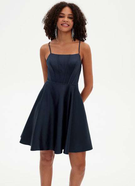 Robe Trapèze Rosée Enchantée