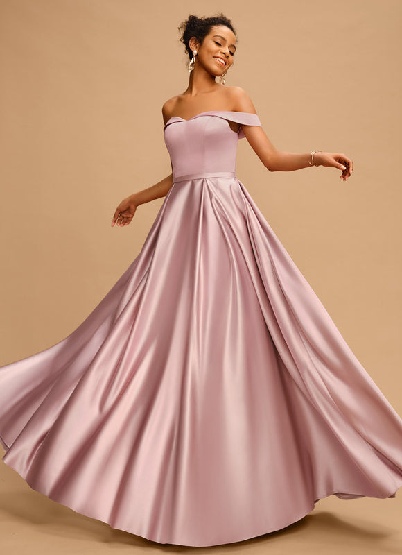 Robe Trapèze Rêve De Lilas Satiné