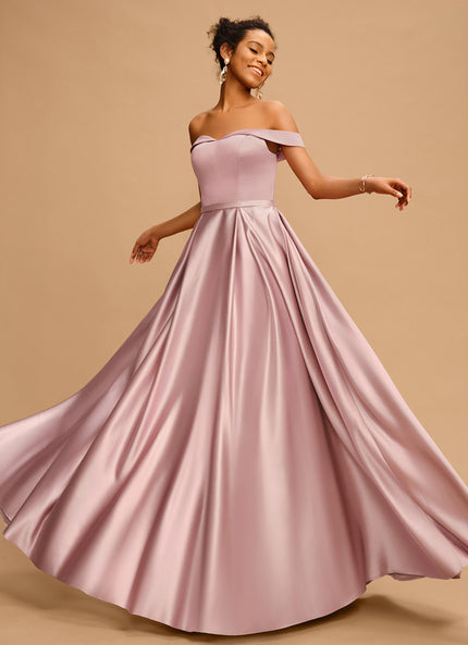 Robe Trapèze Rêve De Lilas Satiné