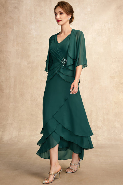 Robe Trapèze Élegante Flottante - gallery 5