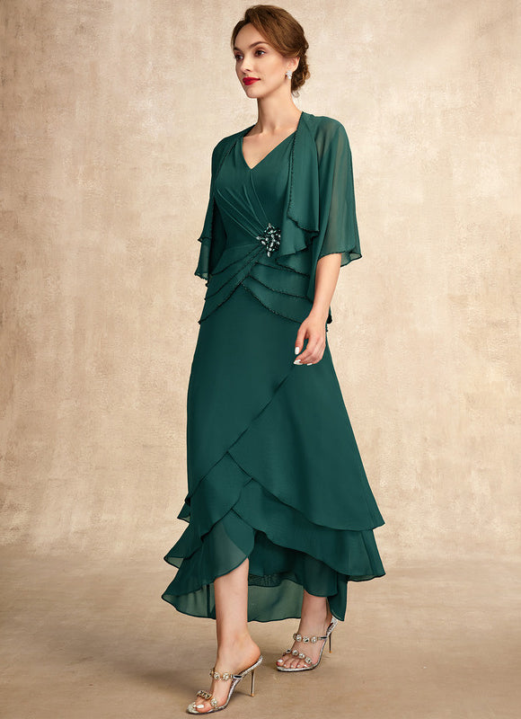 Robe Trapèze Élegante Flottante - gallery 5