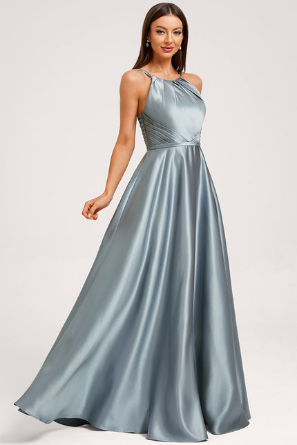 Robe Trapèze Satin Fluide