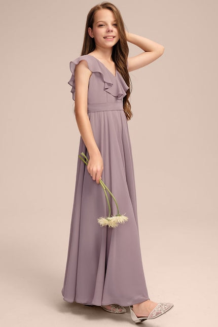 Robe Trapèze Bleu Céleste Aérien - gallery 4