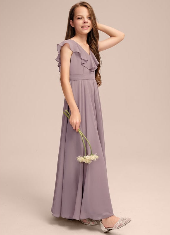 Robe Trapèze Bleu Céleste Aérien - gallery 4