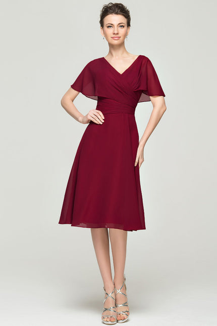 Robe Trapèze Vigne Bordeaux - gallery 1