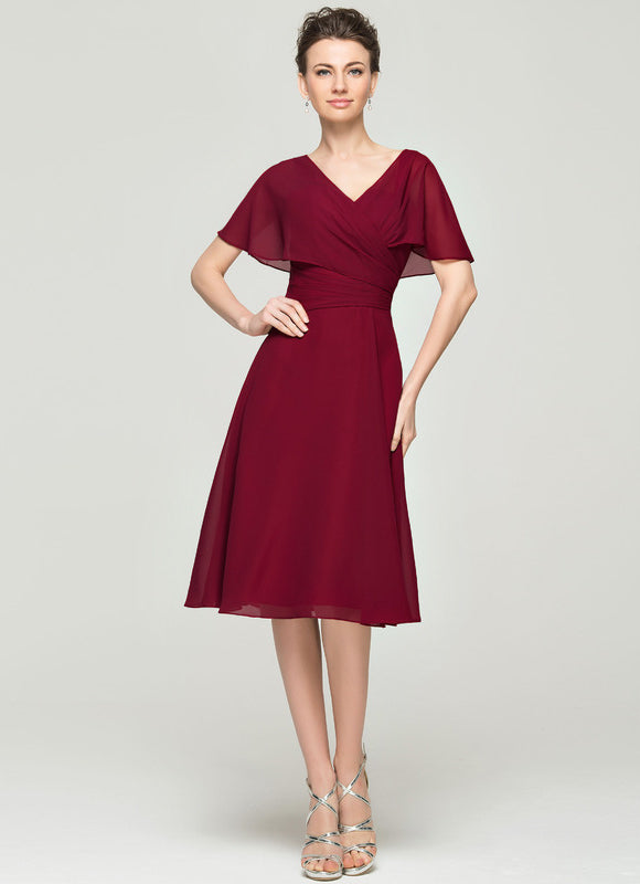Robe Trapèze Vigne Bordeaux - gallery 1