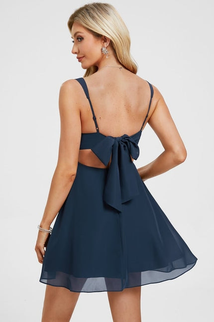 Robe Trapèze Céleste Azur - gallery 3