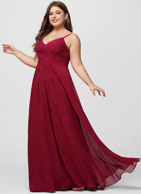 Robe Trapèze Bleu Élégant Longue - gallery 5