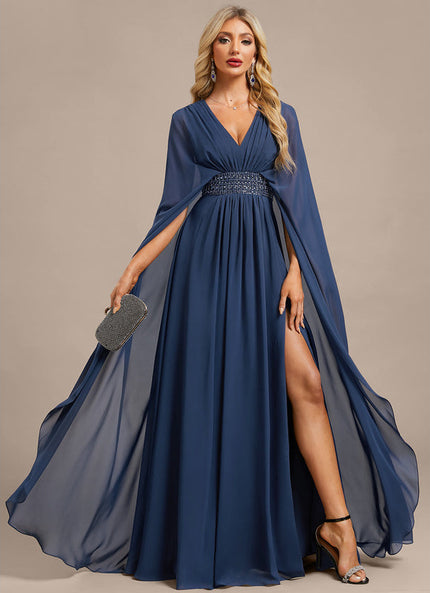 Robe Trapèze Longue Élégante